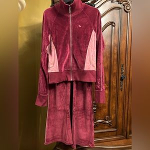 Tommy Hilfiger Velour Track Suit 2 Piece Set